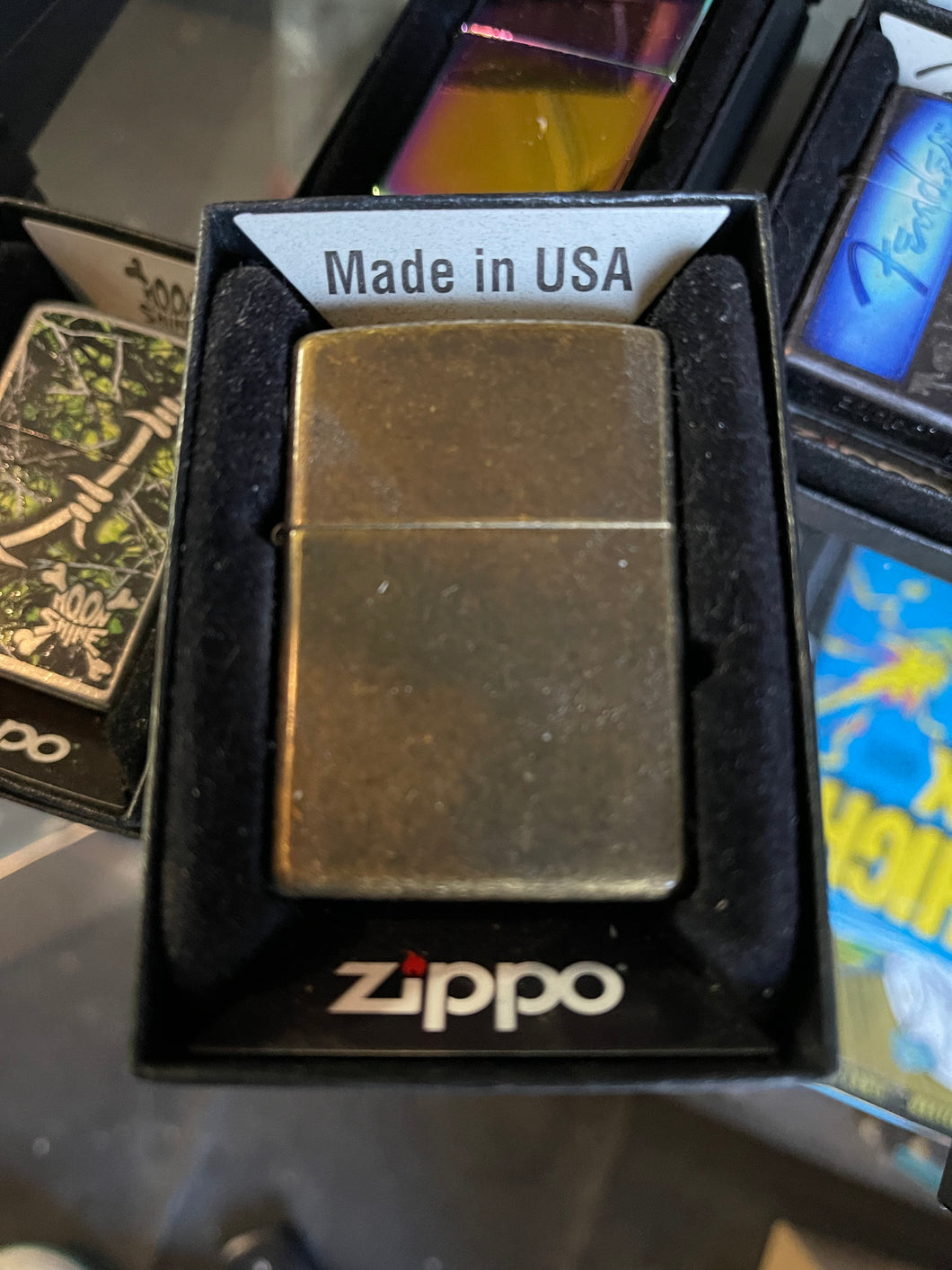 Zippo Brush Bronze