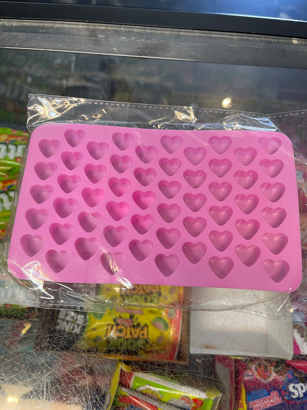 Hearts gummy mould
