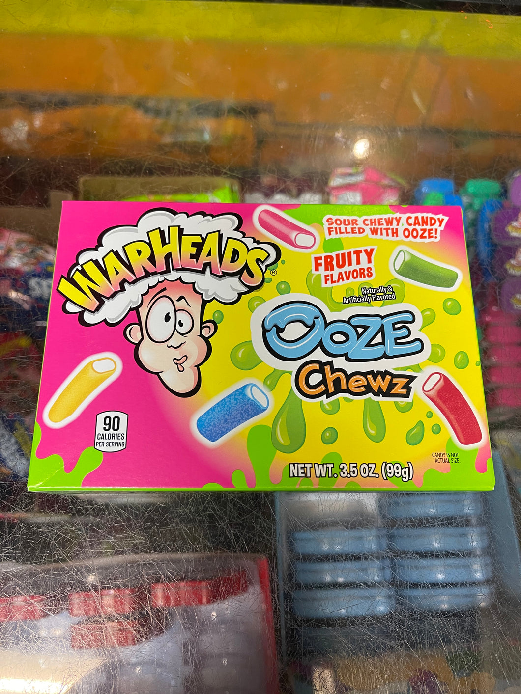 Warheads Ooze Chews box