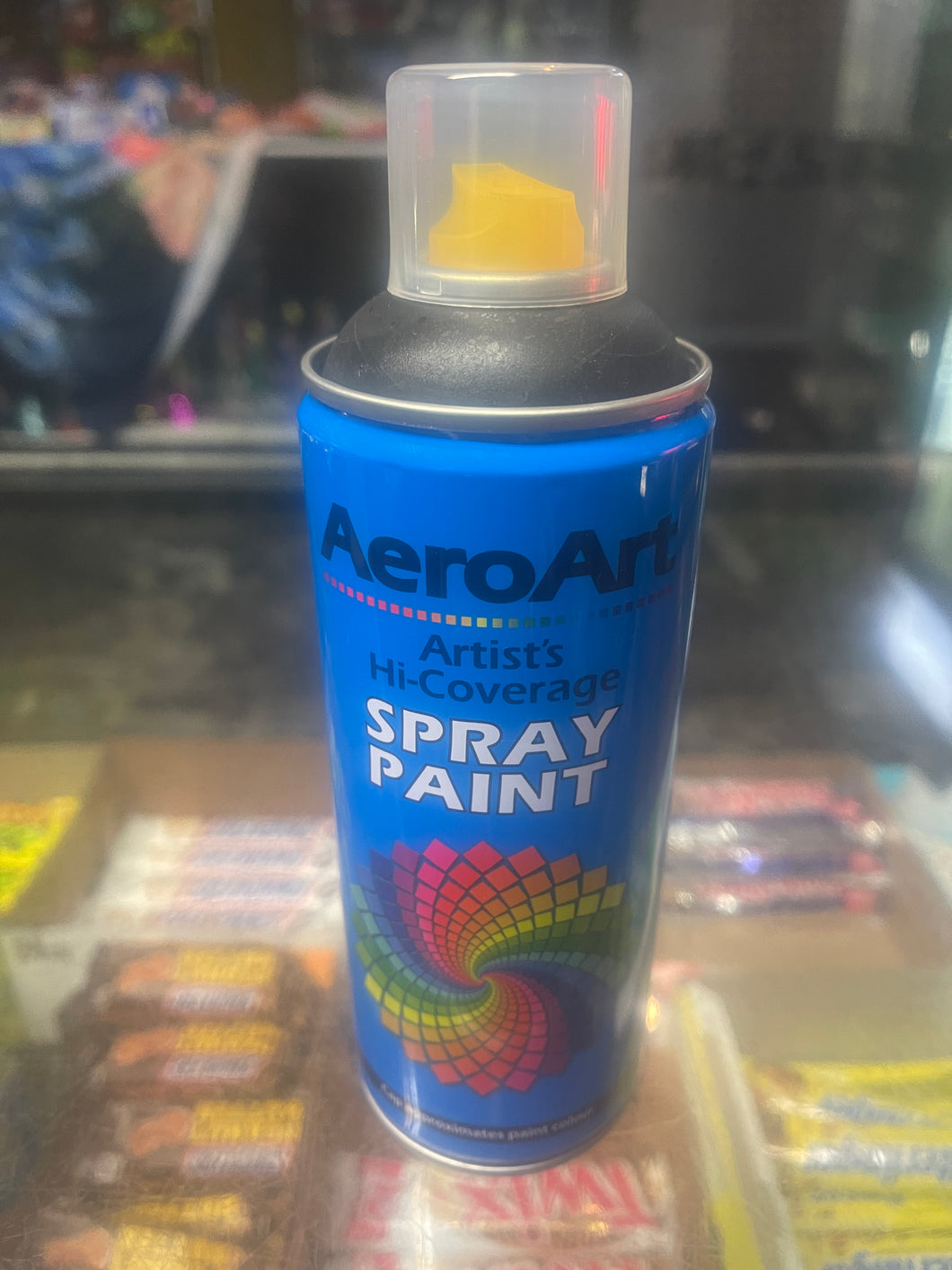 Aero Art Black Spray Paint