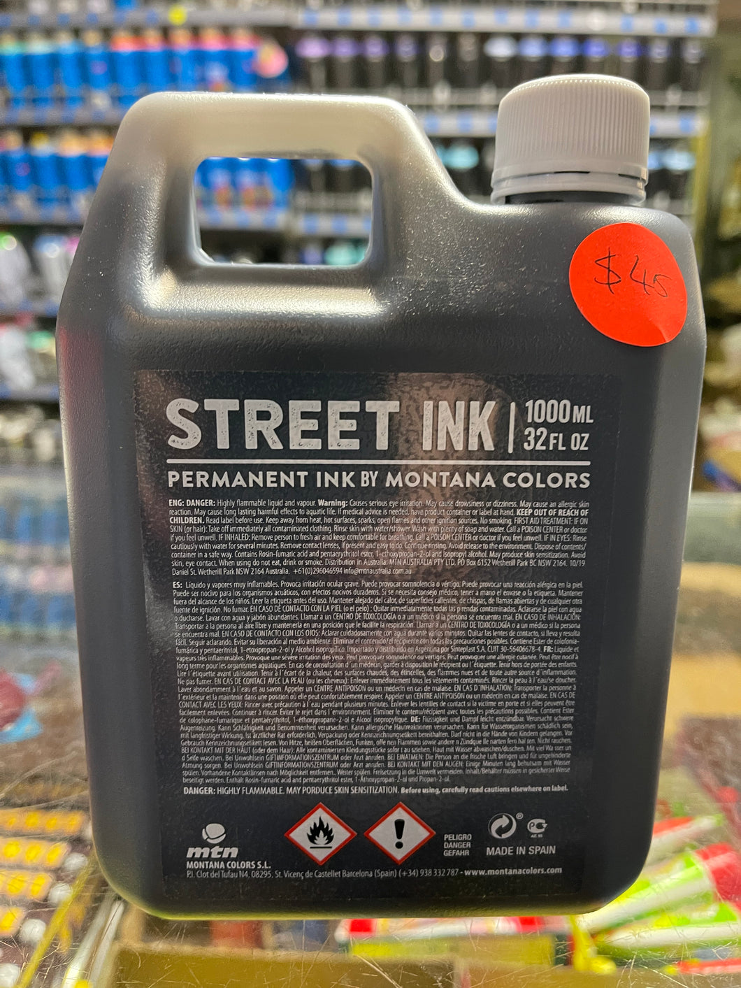 MTN 1 litre Black Ink