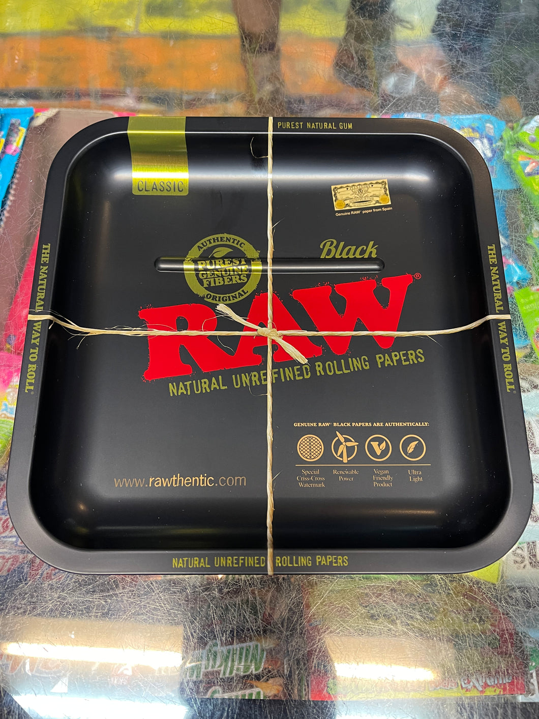 RAW Black Square Tray