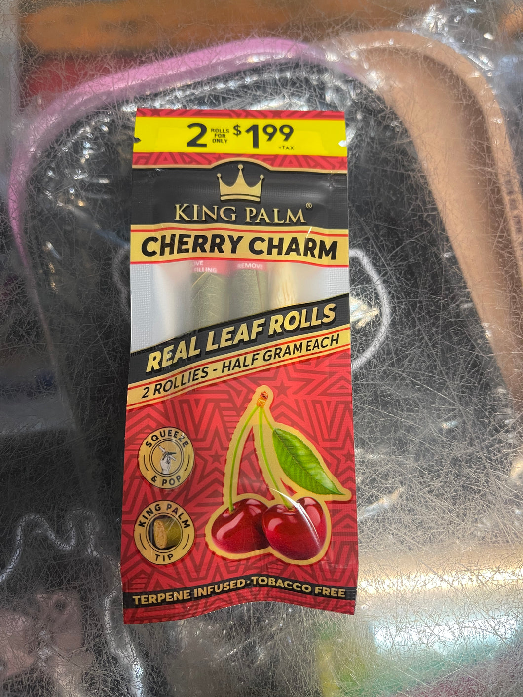 King Palm Half Gram Cherry Charm