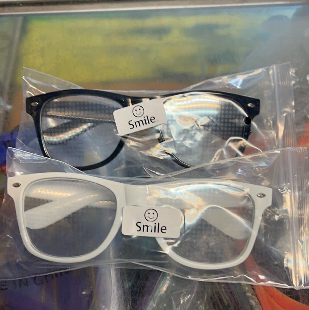 Smile 😃 diffraction glasses