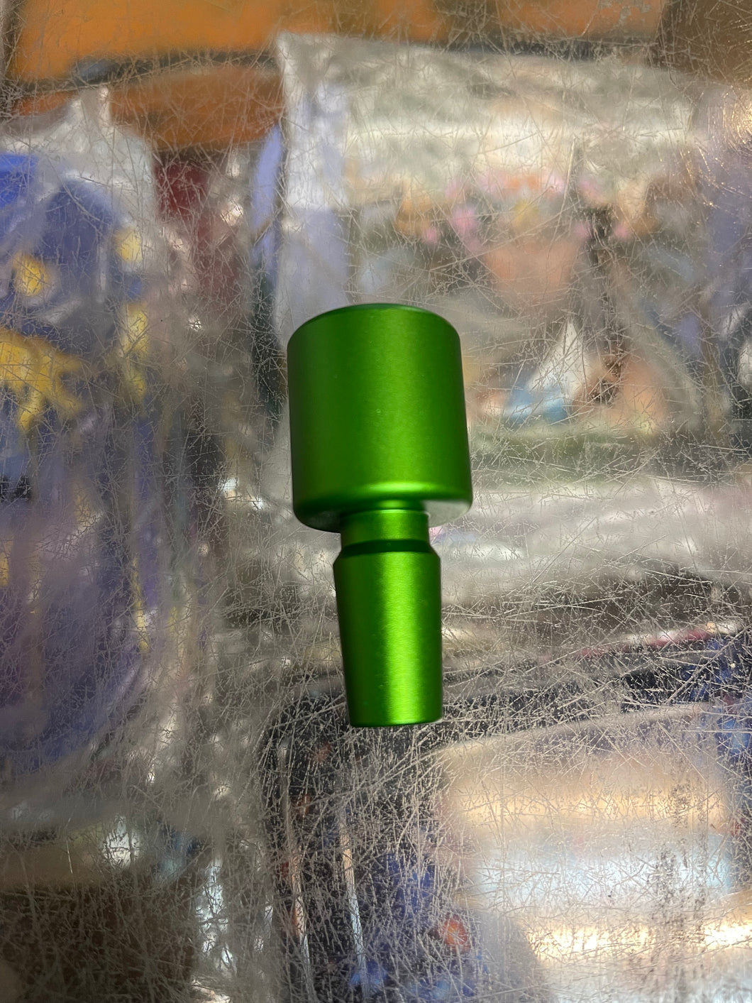 Green 14mm Metal Cone piece
