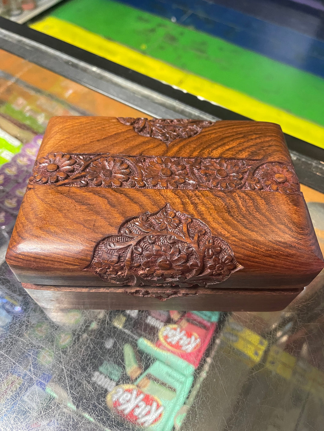 Sheesham Wood Box 18cm x 13cm 5752