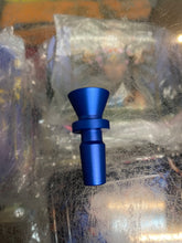 Load image into Gallery viewer, Blue 14mm Metal Cone piece
